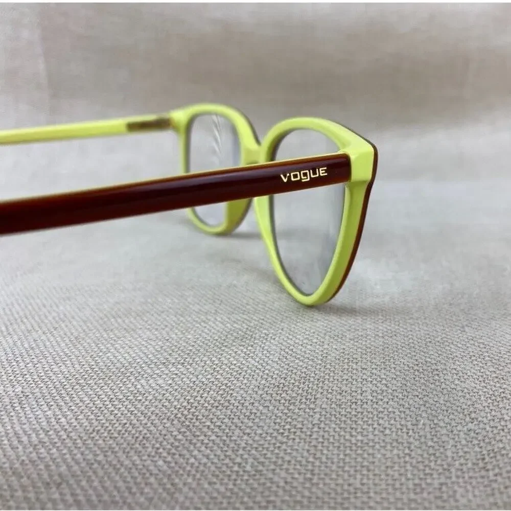 Authentic Vogue VO 2759 Womens Brown Yellow Eyeglass Frames